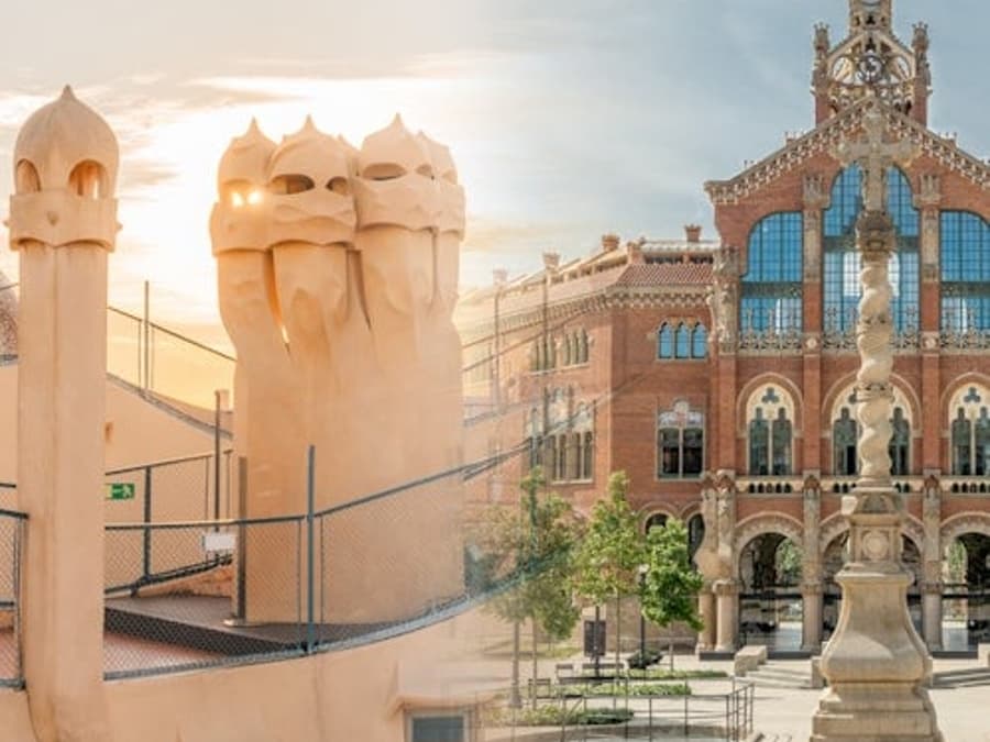 Casa Milà + Sant Pau Art Nouveau Site