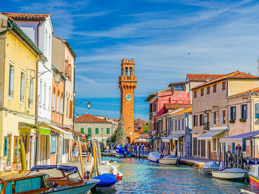 From Punta Sabbioni: Murano, Burano & Torcello Islands Boat Tour with Glass Blowing