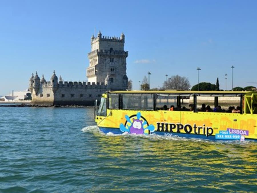 HIPPOtrip Lisbon: Amphibious Bus and Boat Tour