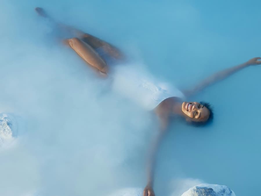 Blue Lagoon: Premium Admission with Drink, Mud Mask, Towel & Bathrobe