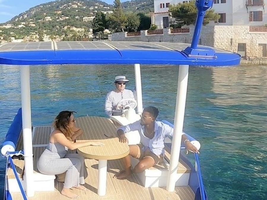 Nice: 2-Hr Romantic Cruise on a Solar Electric Boat