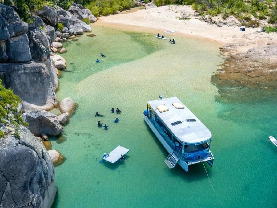 Magnetic Island: Boat Tour + Guided Snorkelling + Optional Return Ferry