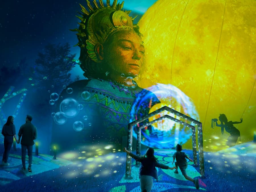 Hikaria Bali: Immersive Night Walk + Dress Rental + Photo Service