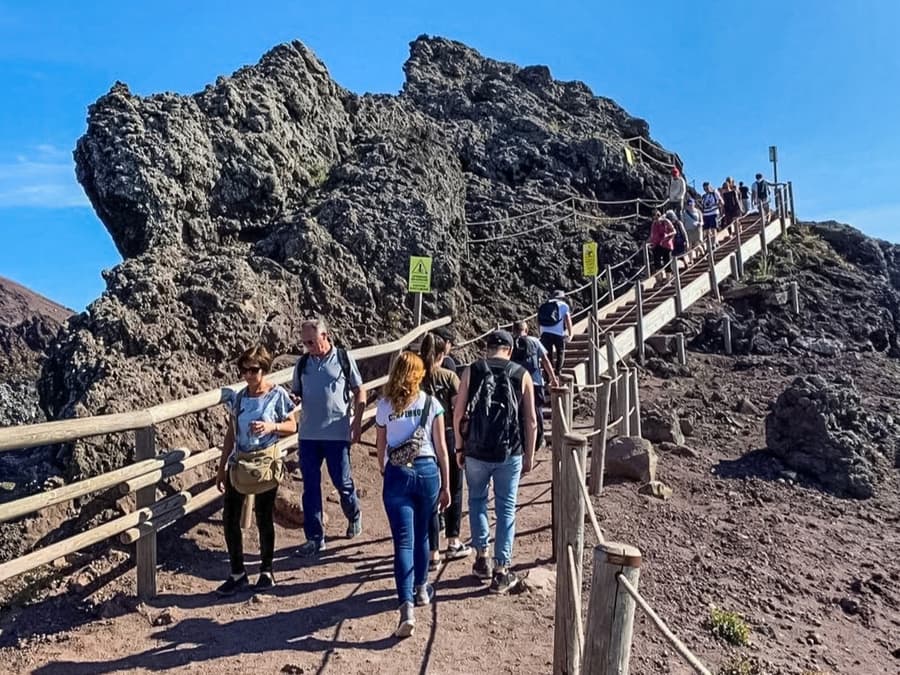 From Naples: Mount Vesuvius Entry Tickets with Round-Trip Transfers