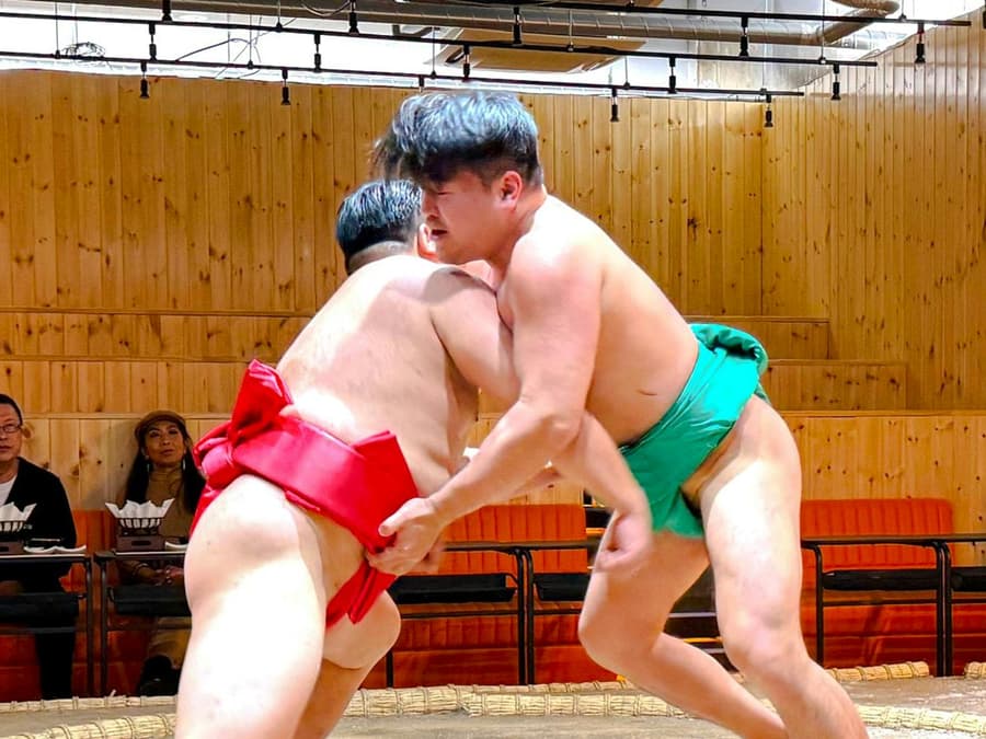 Sumo Show with Chanko-Nabe Dinner, Souvenir Photo & Ring Challenge · Asakusa