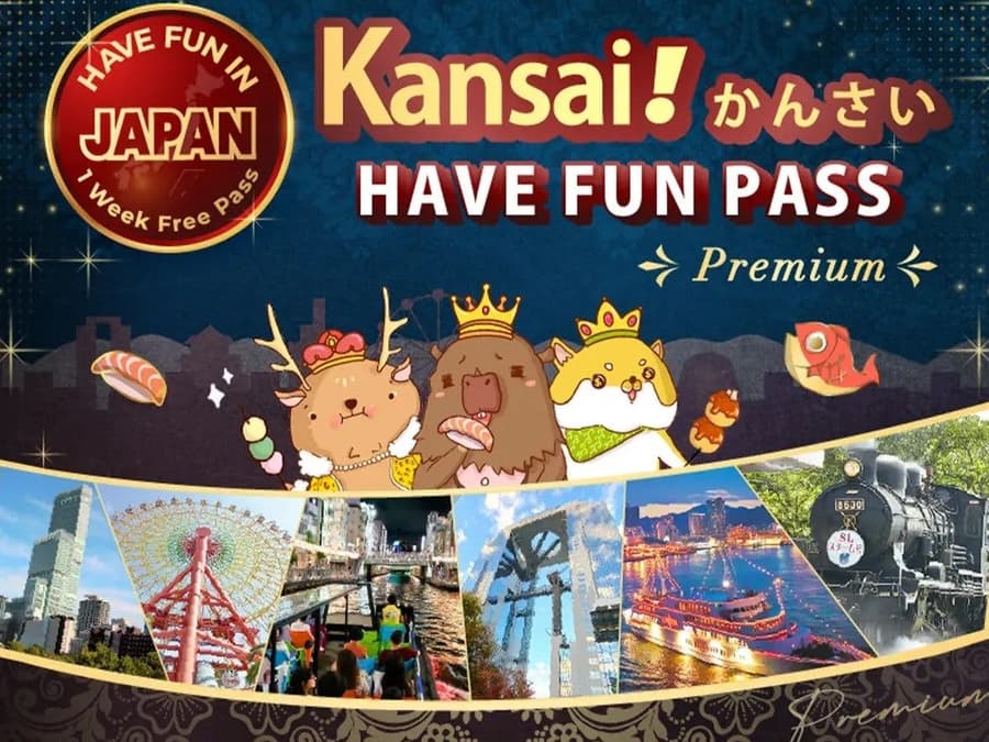 Have Fun Pass: USJ Ticket + KIX Airport Transfer + JR Kansai Pass & More