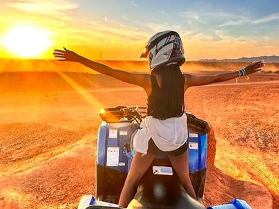 Deșertul Palmeraie: Aventură de jumătate de zi cu quad-ul ghidat + Transferuri din Marrakech