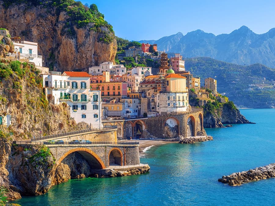 From Rome: Pompeii Guided Tour and Amalfi Coast Day Trip