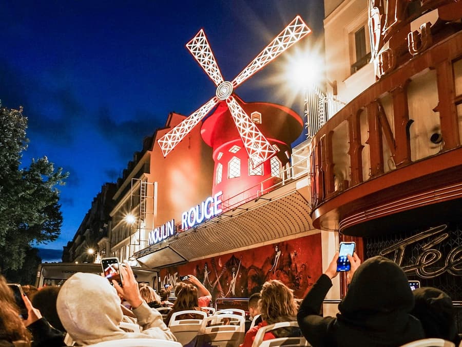 Tootbus: Paris Hop-on Hop-off Bus Tour with Night Tour