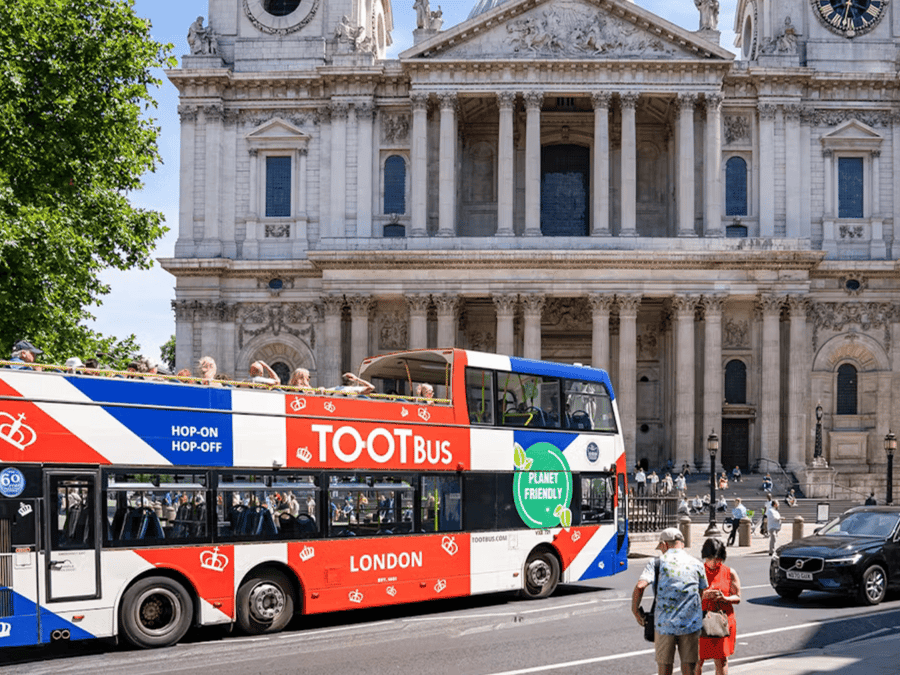 Tootbus: London Hop-on-Hop-off Bus Tour with Optional Thames River Cruise