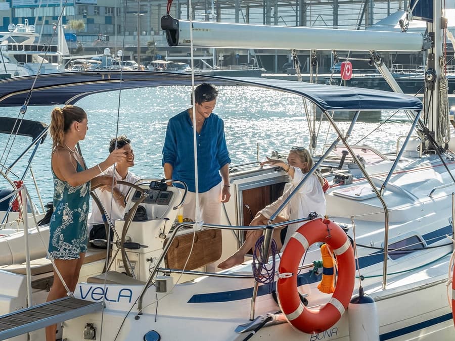 Barcelona Sightseeing Cruise on a Sailing Yacht