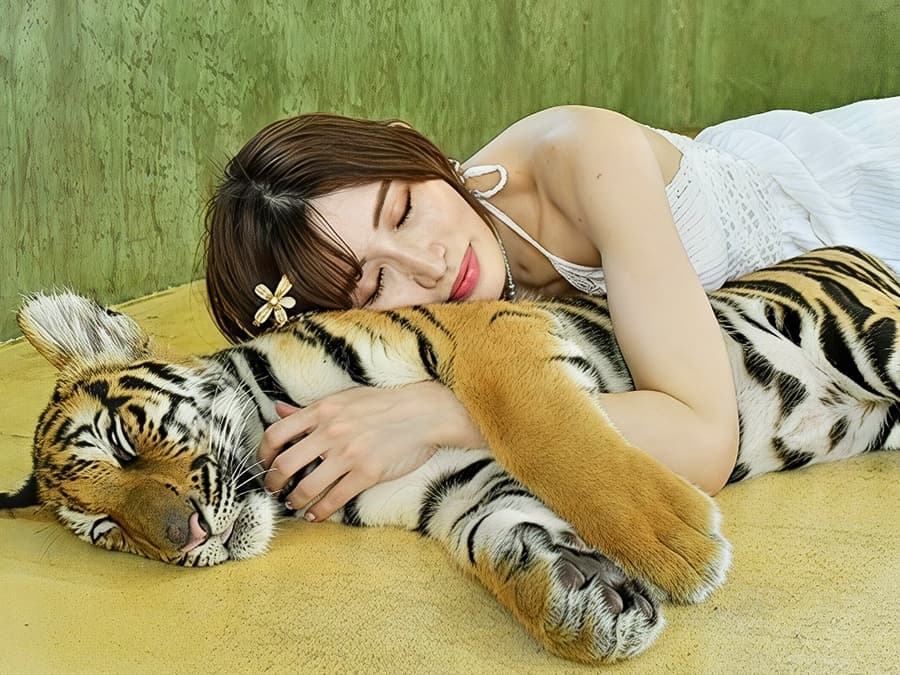 Tiger Kingdom belépőjegyek magántranszferekkel és tigris interakcióval