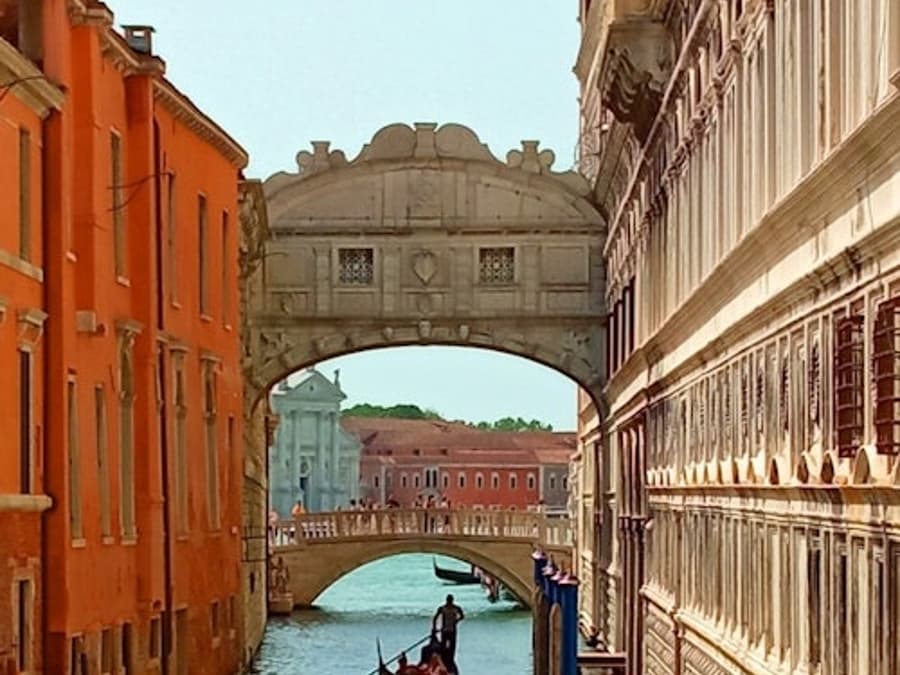 Venice: Gondola Ride through the Bridge of Sighs and St. Mark’s Basin