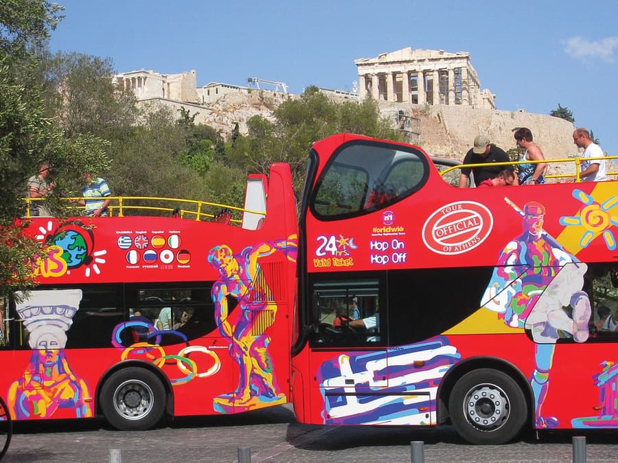 Şehir Turu: Atina, Pire ve Riviera Hop-on Hop-off Otobüs Turu