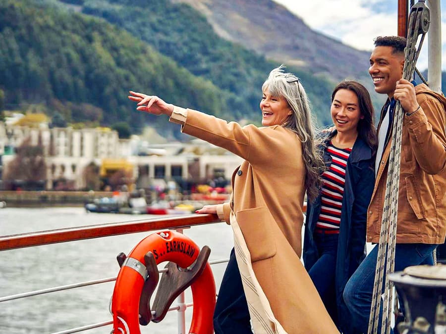 From Queenstown: TSS Earnslaw Cruise with Walter Peak Horse Trekking