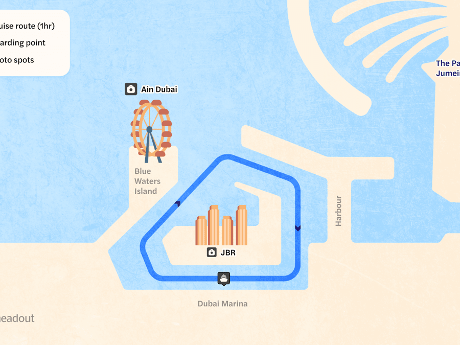 From Dubai Marina: 1-Hour Sightseeing Yacht Cruise with Panoramic Views