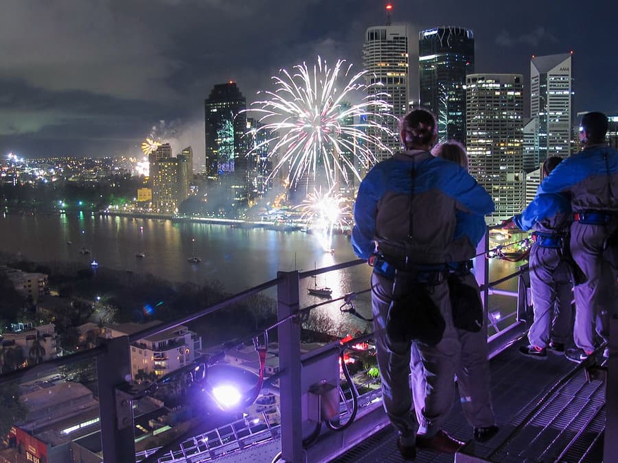Kvöldklíf upp Story Bridge í Brisbane
