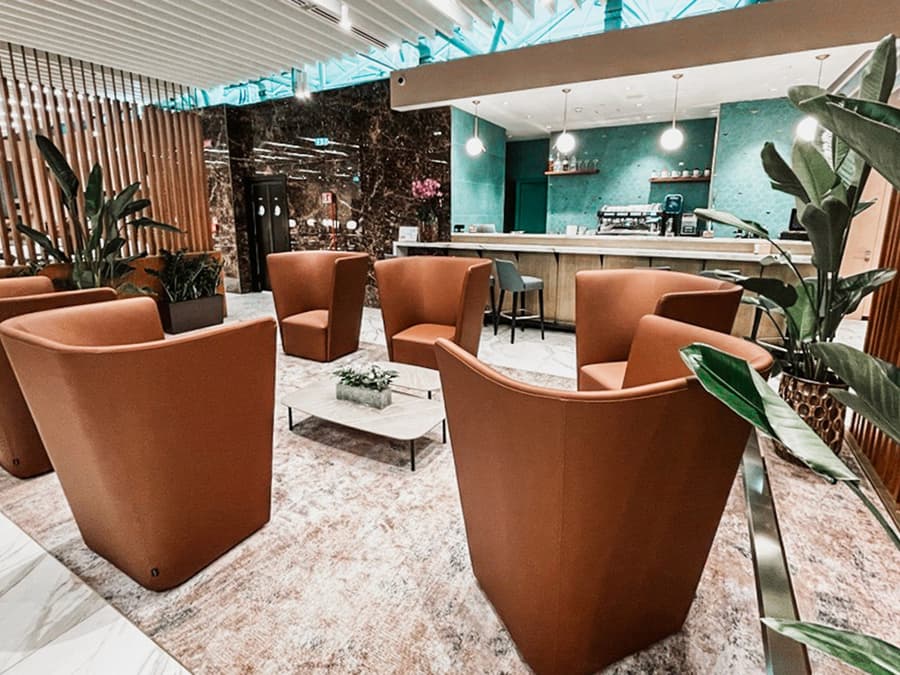 Accés al Saló Premium de la Plaça de l'Aeroport Leonardo da Vinci-Fiumicino de Roma