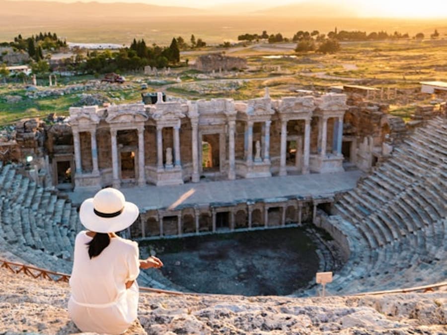 Hierapolis & Travertiner i Pamukkale: Dagsutflykt från Bodrum