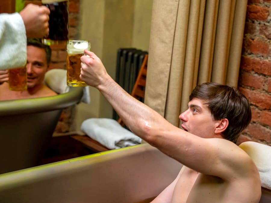 Letna Beer and Wine Spa with Salt Cave Access and Unlimited Drinks