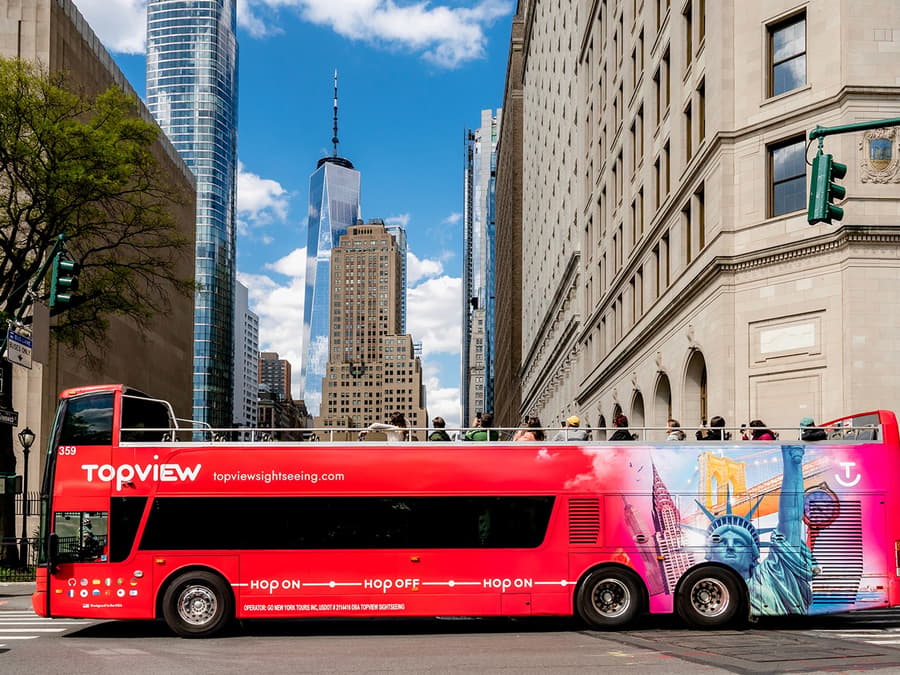 TopView: Lawatan Bas Hop-on Hop-off Kota New York