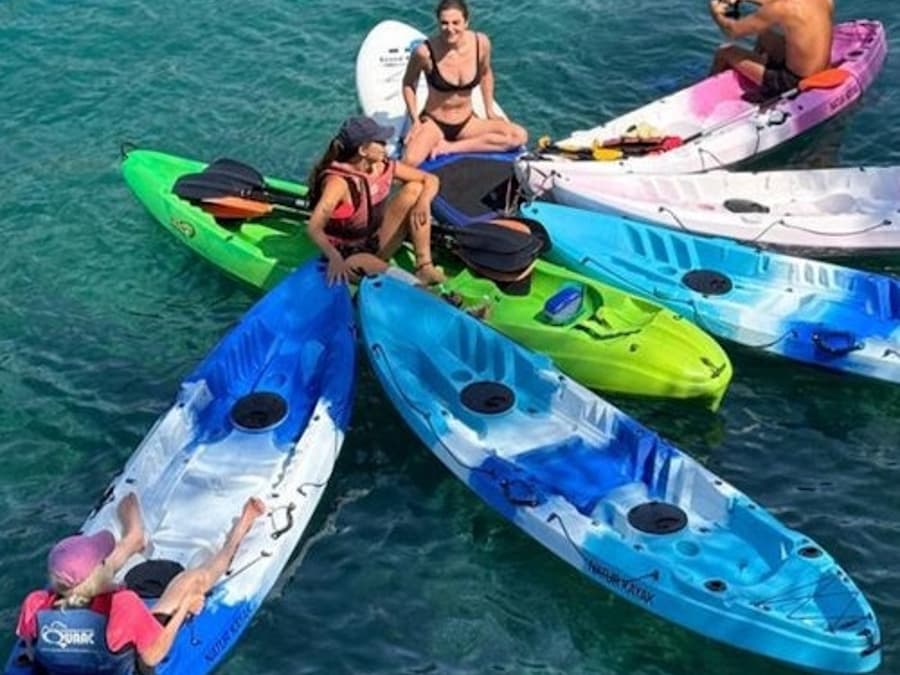 Cala Santanyí: Guided Kayak Tour + Snorkeling