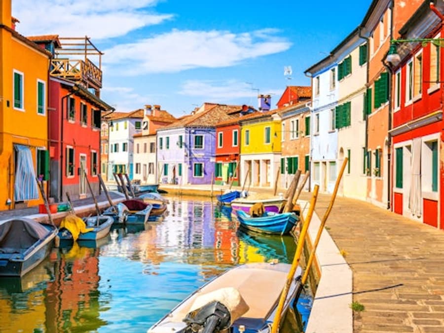 Murano e Burano: tour in barca da Piazza San Marco + dimostrazione di soffiatura del vetro