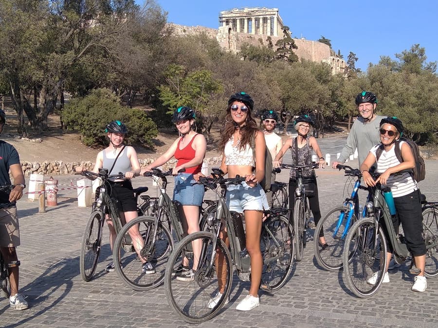 Tour en bicicleta elèctrica per Atenes