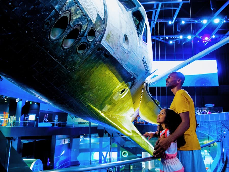 Combo: Kennedy Space Center + Wheel at ICON Park Tickets with Round Trip Transportation