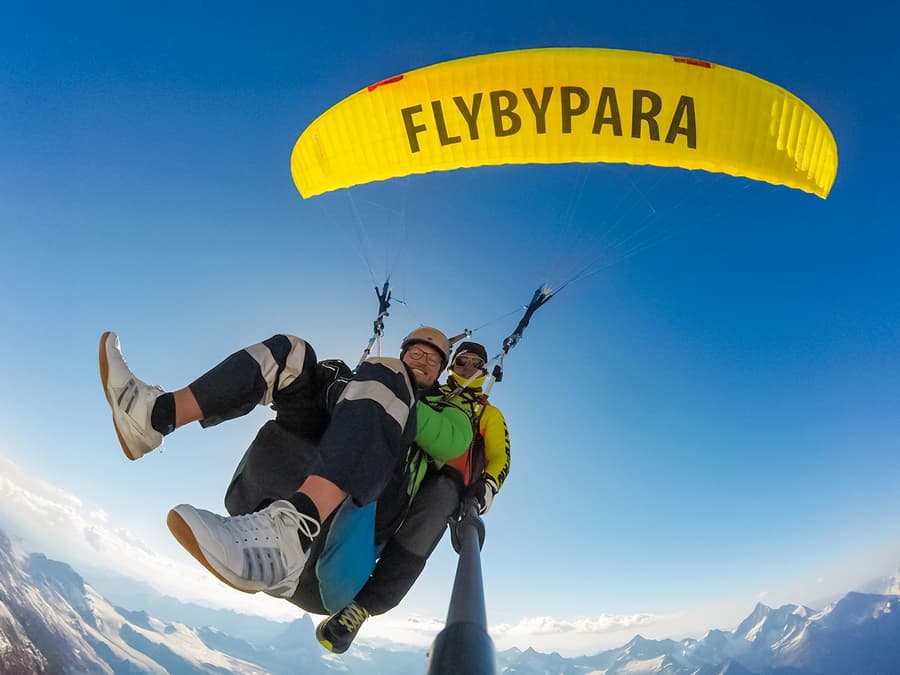 Vé Bay Đôi Nhảy Dù Tại Zermatt Với Khung Cảnh Matterhorn