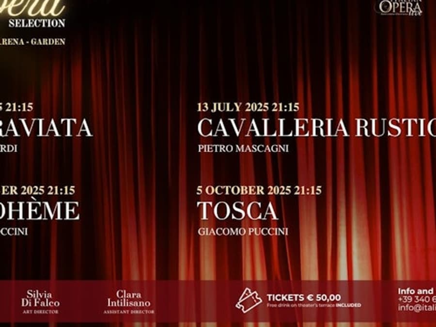 Italian Opera Taormina: Show Selection + Snacks & Drink