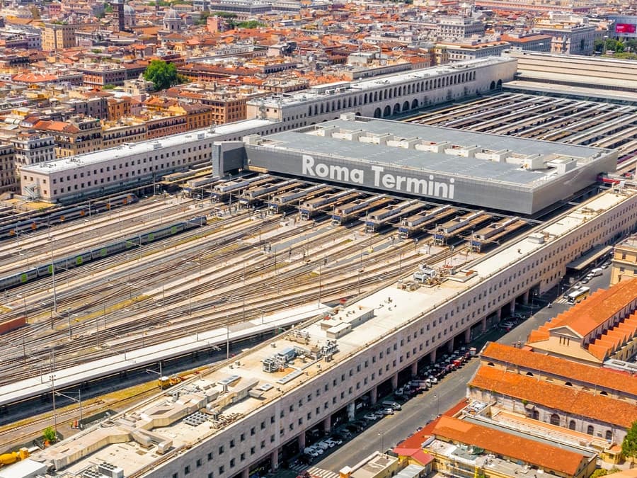 Consigna d'equipatge a prop de Roma Termini