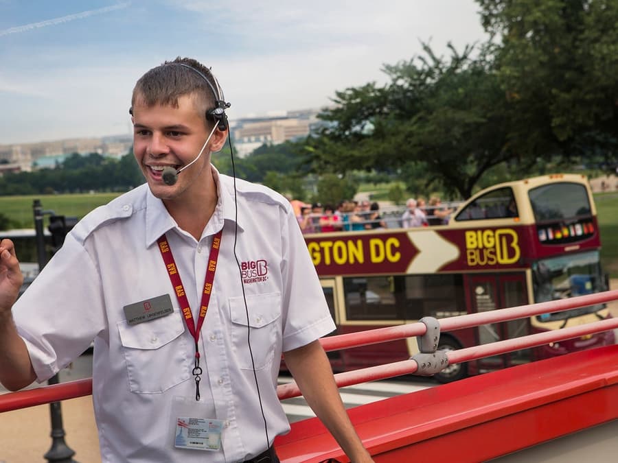 Big Bus: Best of DC Hop-on Hop-off Bus + Sunset Tour