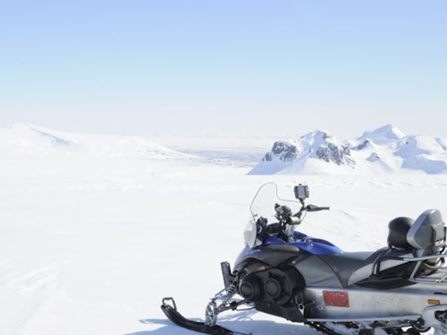 Cascada Gullfoss: Tur cu snowmobilul