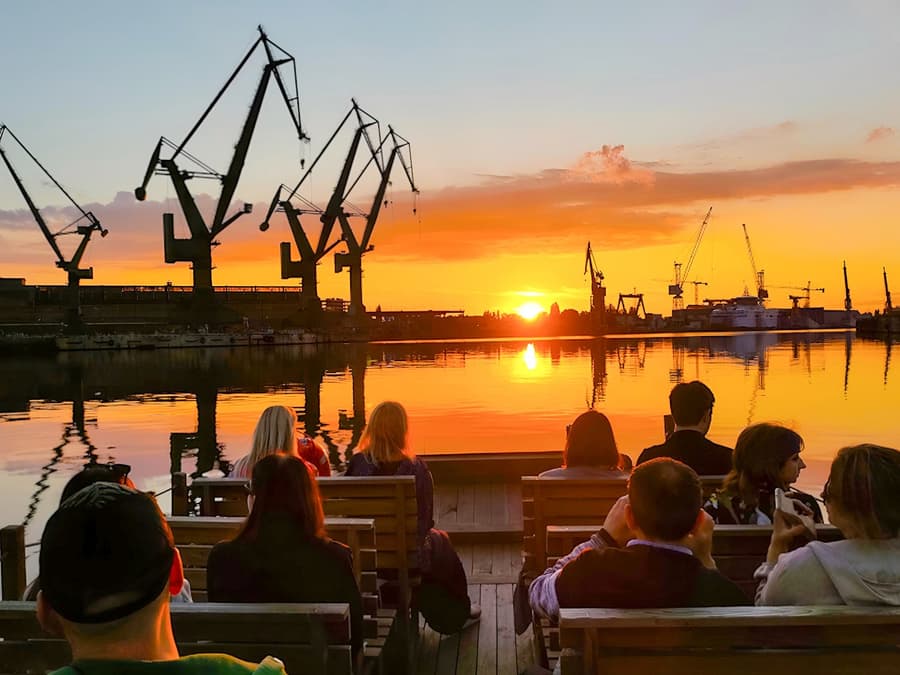 From Gdańsk: Sunset Cruise on a Historical Boat