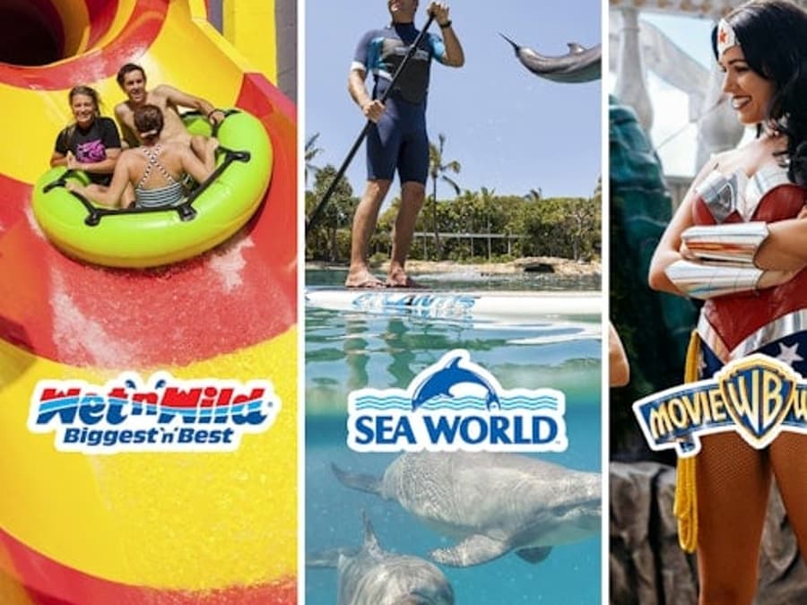 Gold Coast: Abonament pentru 4 parcuri timp de 5 zile (doar pentru turiști internaționali)
