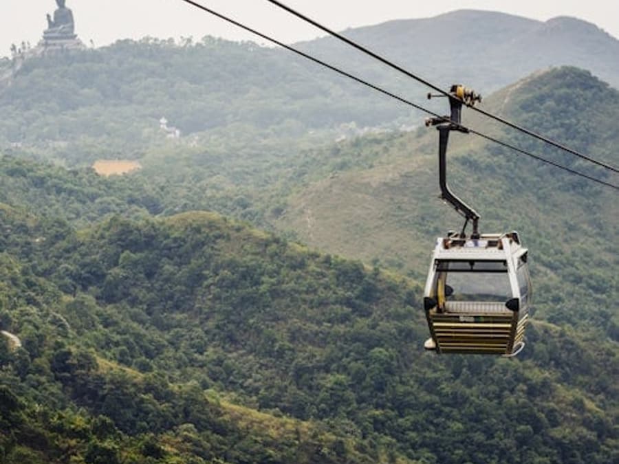 Ngong Ping Cable Car: Standard/Crystal Cabin