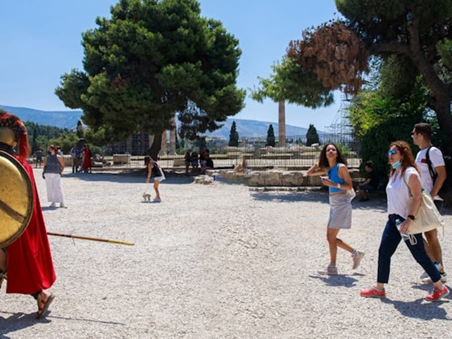 Acròpolis: només visita guiada + anada i tornada des del Pireu