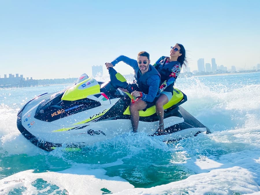 Tour Guiado de Jet Ski com Parada para Fotos no Burj Al Arab