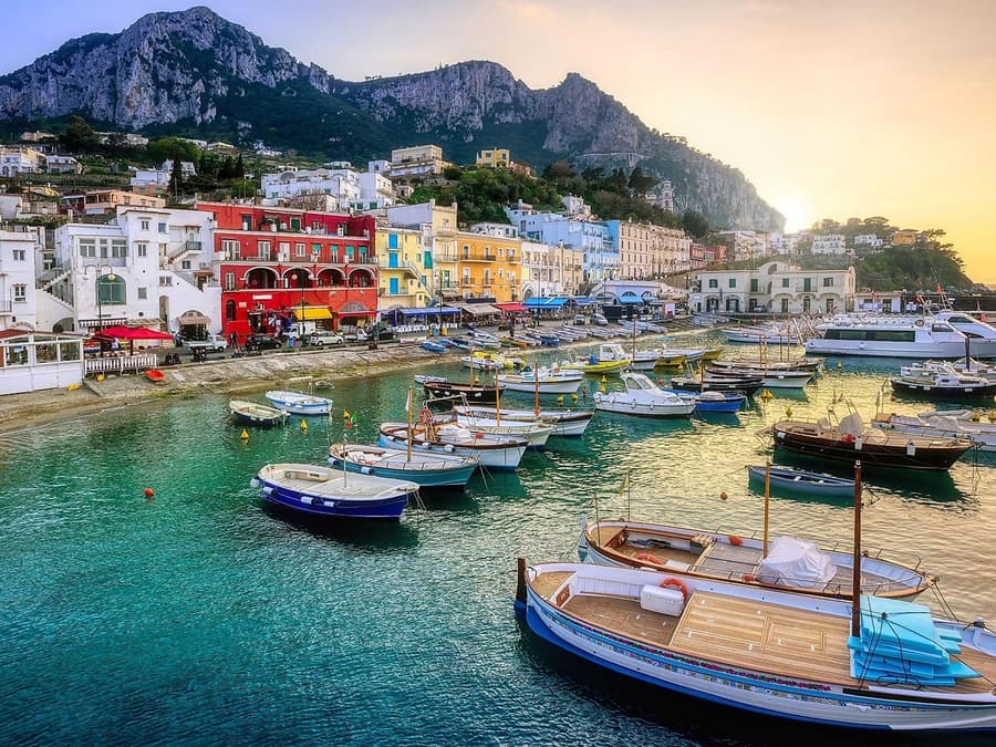 From Naples: Capri, Anacapri & Blue Grotto Private Tour with Lunch