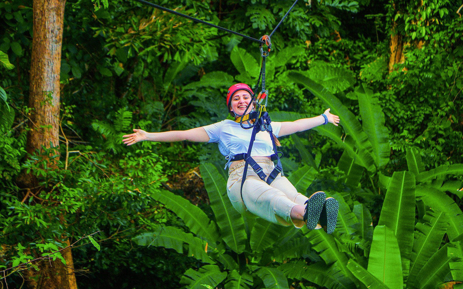 Hanuman World B+ Combo: 18 Zipline Platforms + Roller Zipline + Sky Walk + Meal with Round-Trip Transfers — gallery 1