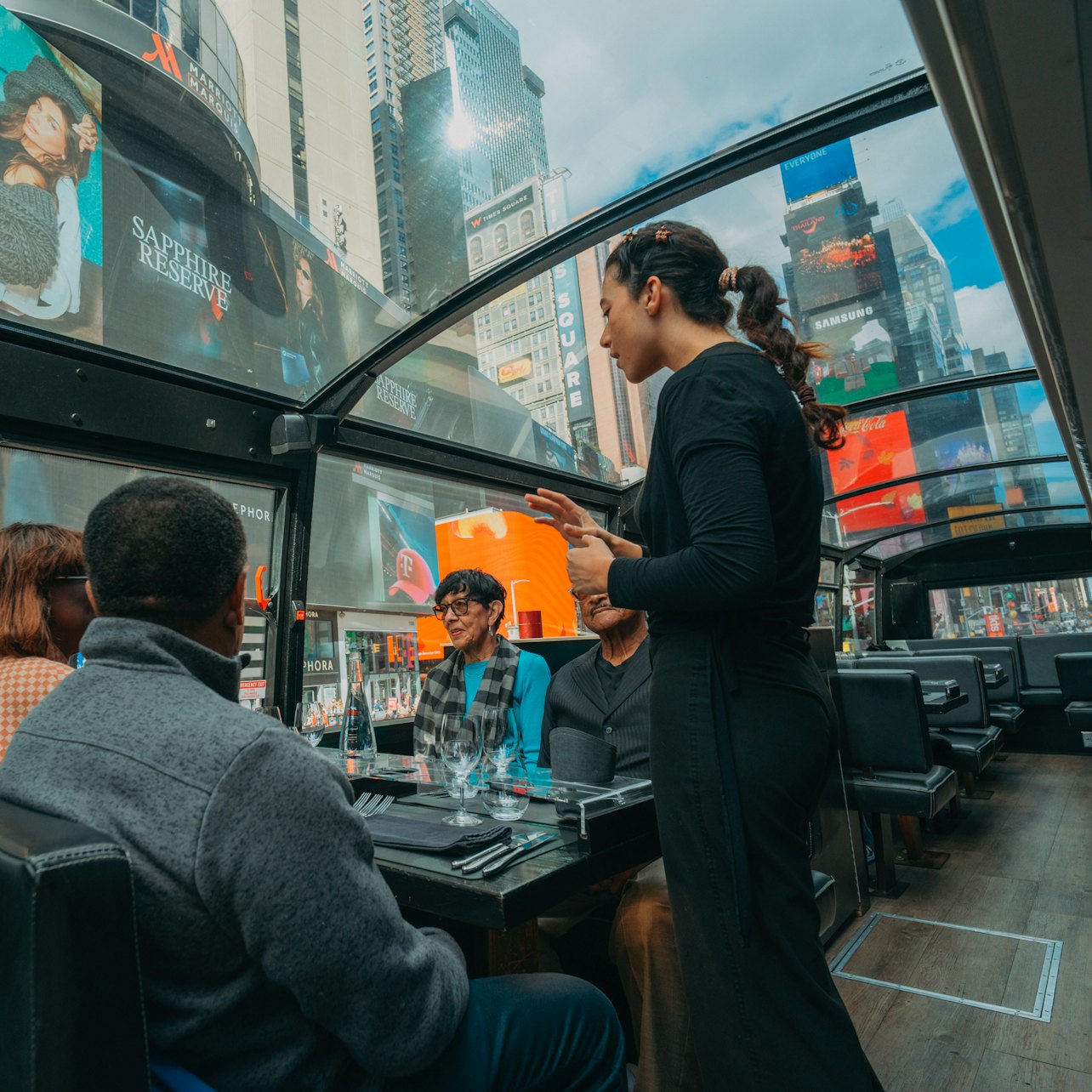 Bustronome New York: City Bus Tour + Lunch visitor view