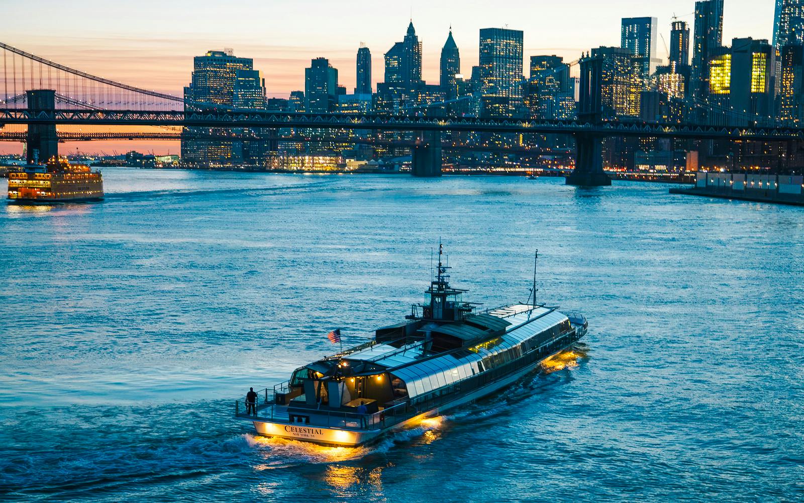 New York Dinner Cruise tickets at Chelsea Piers Pier 61