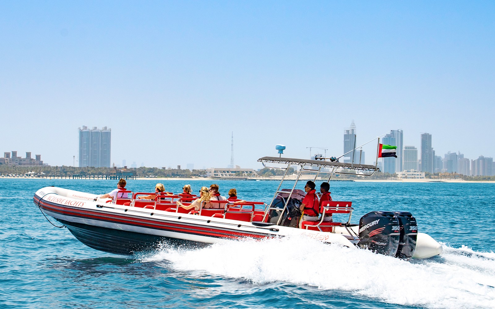 From Dubai Marina: 1.5-Hour Sightseeing Speedboat Tour of Dubai Marina, Burj Al Arab & Atlantis — gallery 1