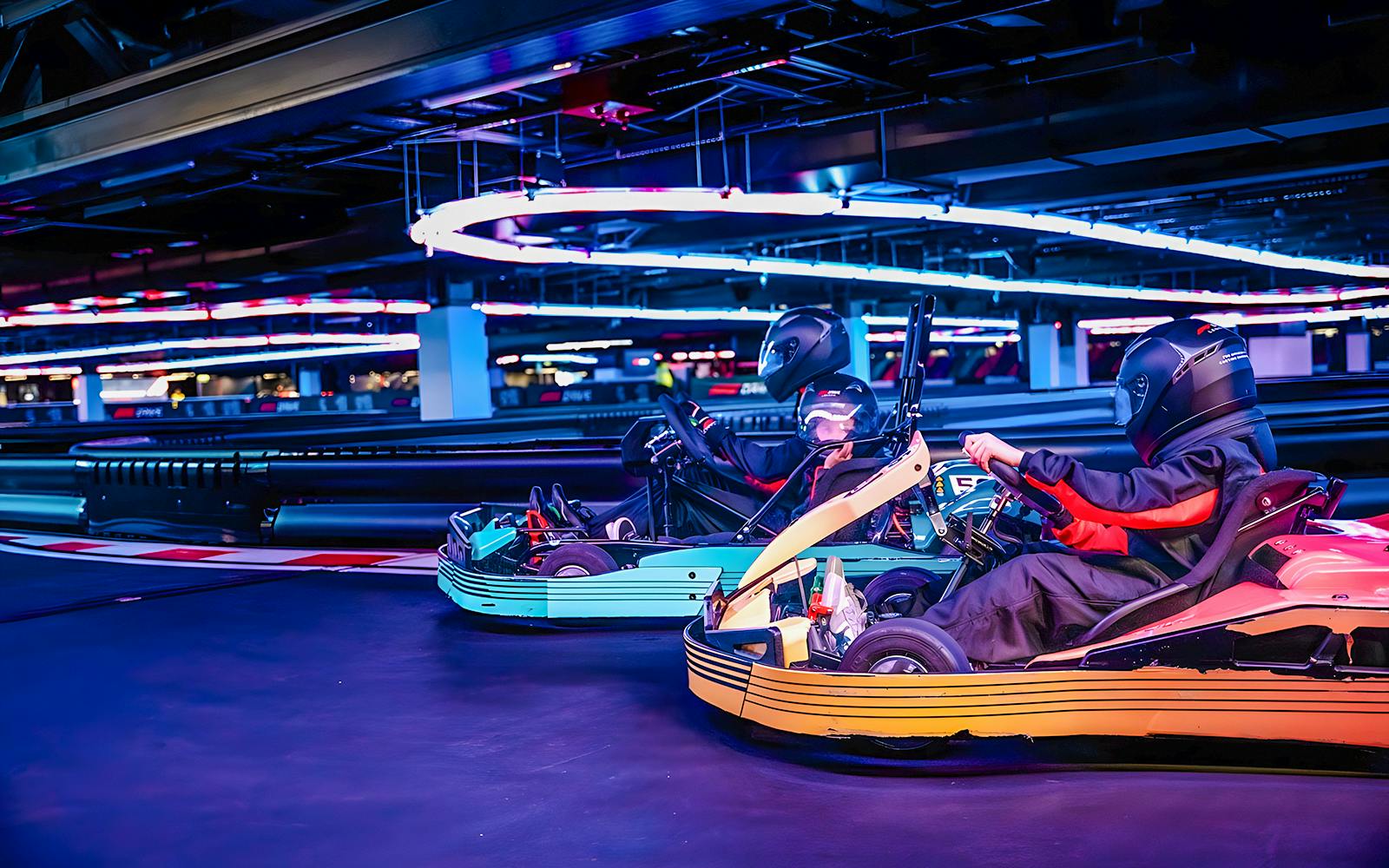 F1® Drive London: Mixed Grid Go-Karting Tickets visitor view at F1® DRIVE London