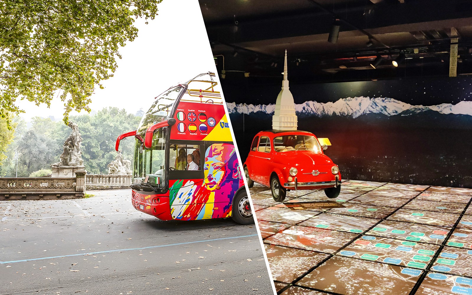 Combo: Turin Hop-on Hop-off Bus Tour + National Automobile Museum Tickets — gallery 1
