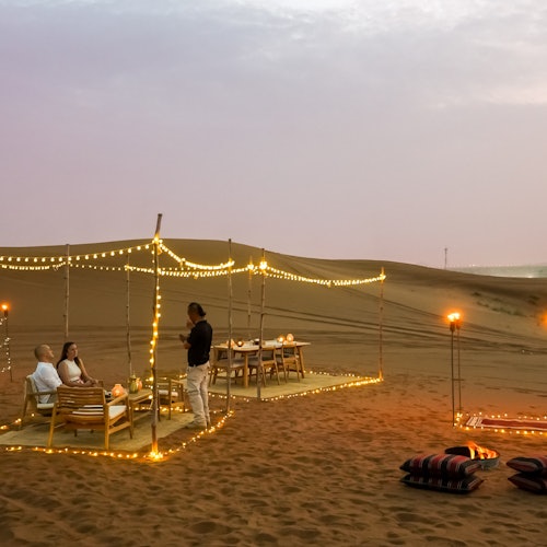 Dune Buggy & Private Dinner in the Dunes in Mleiha National Park