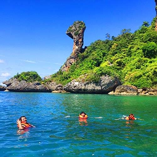 Krabi 4-Islands Sunset BBQ Tour with Bioluminescent Plankton by Longtail Boat — gallery 5