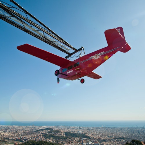Tibidabo Panoramic Area: Entry + Cuca de Llum & TibiBus Access — gallery 1
