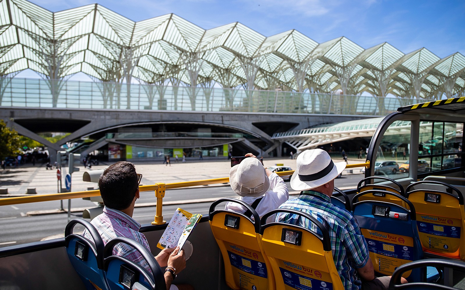 Yellow Bus: Lisbon Hop-on Hop-off Bus Tour with Optional Boat & Tram Tour